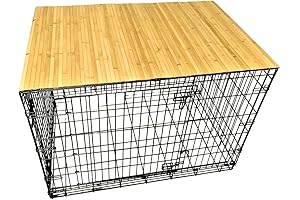Custom Bamboo Dog Crate Cover - A Cozy and Stylish Retreat for Your Furry Friend