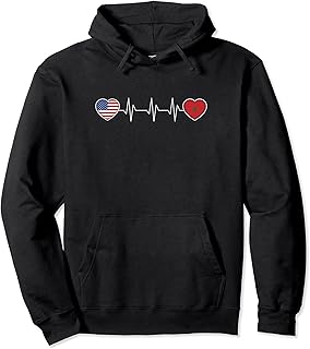 Morocco & USA Pullover Hoodie