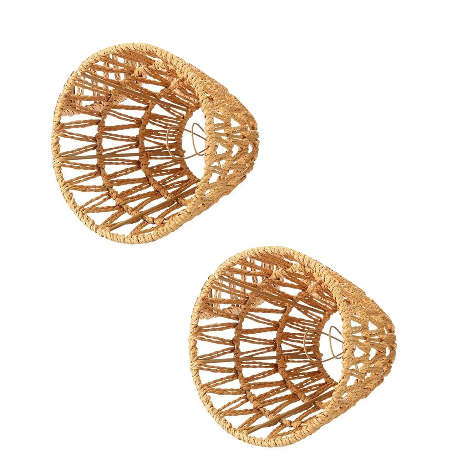 Weave Pendant Lampshades Decorative Chandelier Accessories Suitable for Living Rooms Bedrooms and Dining Areas Handwoven Lamp Shade