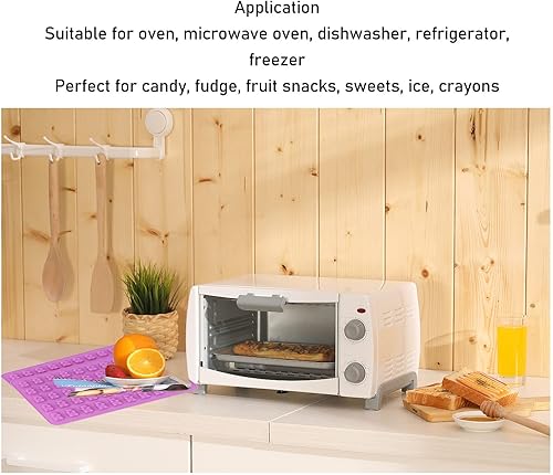 Miniatura 4 de 10 piezas de caramelo de silicona mini dinosaurio oso corazón forma de dona alta baja temperatura resistente con goteros para dulces de bricolaje,