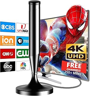 TV antenna-2024 Newest TV Antenna Indoor,TV Antenna for Smart TV Indoor,TV Antenna for Local Channels,Digital Antenna for ...
