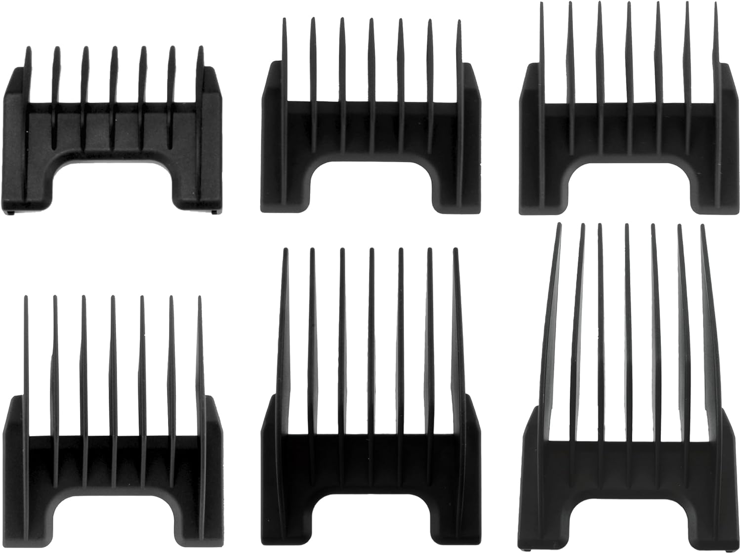 Wahl Professional Afneembare Clipper Snijgids Set – 6-delige Set Past WAHL: ChromStyle Pro. Sterling: Li+Pro, Big Mag Clipper – – Model 41881-7430