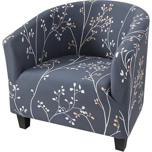 NILUOH Club Chair Slipcover Tub Chair Cover Stretch Armchair Covers Sofa Cover Furniture Protector for Living Room (04)