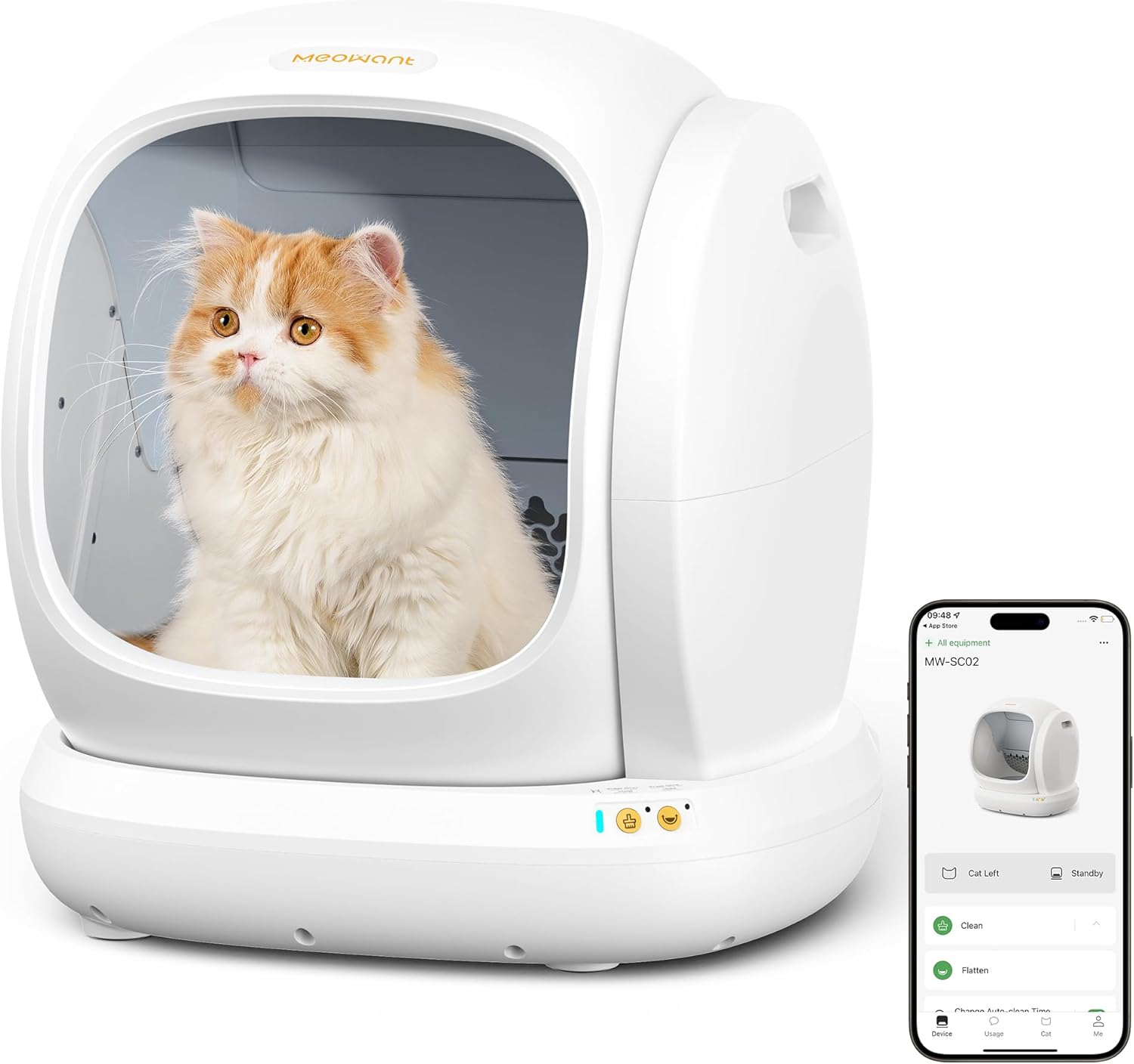 MeoWant Self Cleaning Cat Litter Box