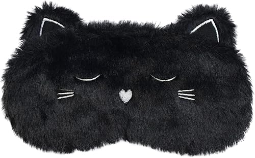 Miniatura 8 de Linda máscara para dormir de alpaca, suave y esponjosa, con los ojos vendados, divertida máscara de sueño de animales, cubierta de ojos para niños,