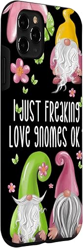 Miniatura 3 de Funda divertida para iPhone 11 Pro Max con cita de gnomo de primavera para mujeres y niñas