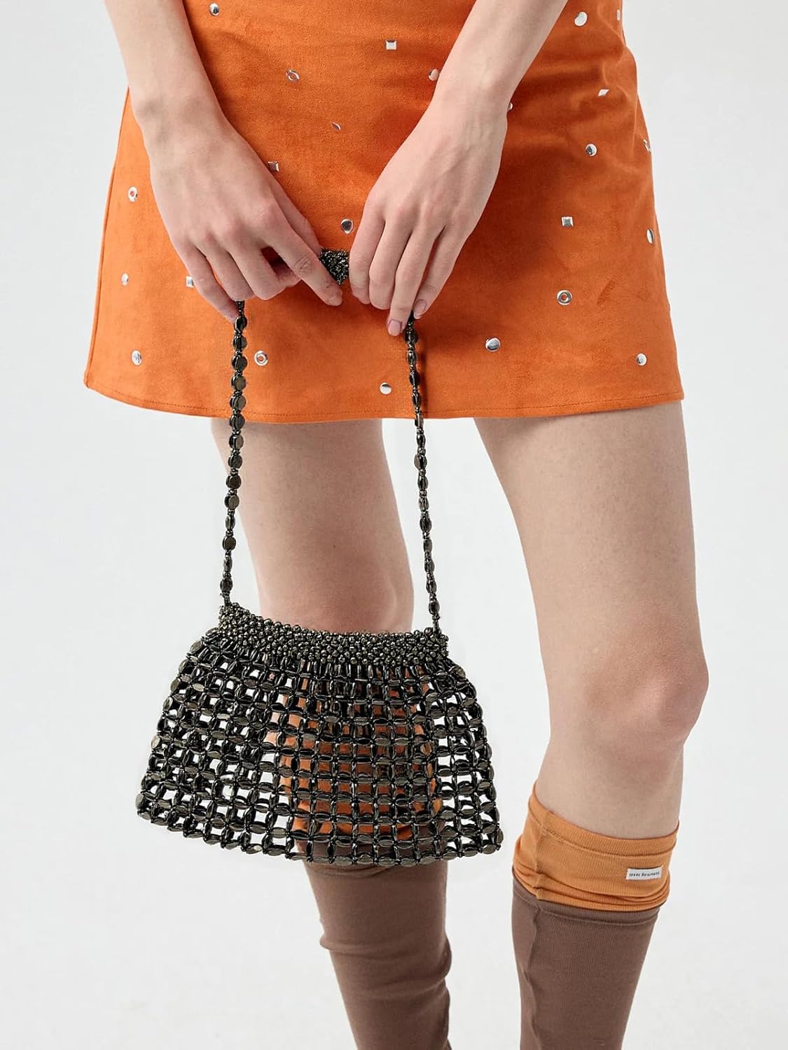 Miuco Beaded Evening Bag Vintage Purse Elegant Dinner Clutch Bag Formal 1920s accessories for women Handbag - Image 4