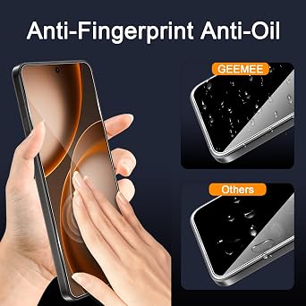 Screen Protector For OPPO Find X9 Ultra, 2 Pieces Tempered Glass Film + 2 Pieces Camera Tempered Glass- Black, 9H Anti Scratch HD Protective Screen Protector