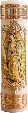 Angelitos de Mexico Virgen de Guadalupe Candle Prayer Our Lady of Guadalupe
