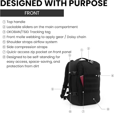 Cabin Zero ABSOLUTE Black Backpack