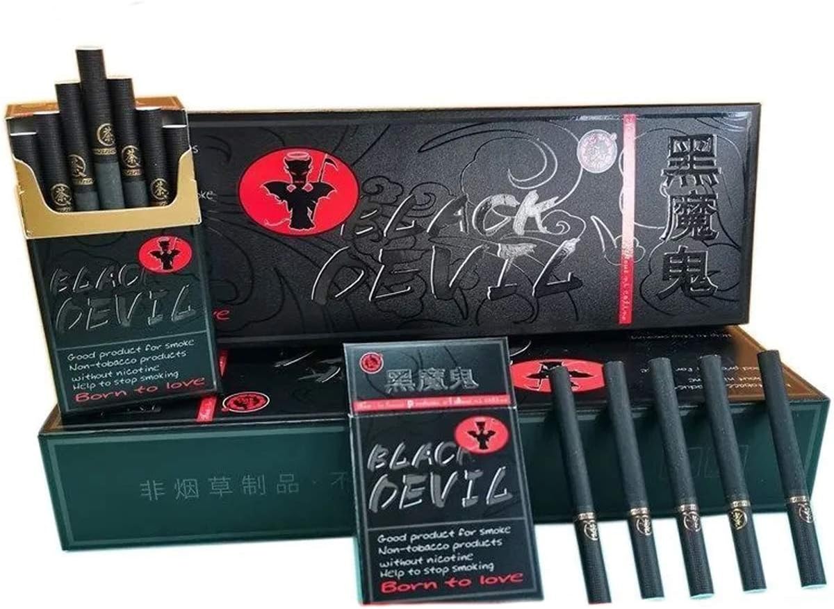 Green Tea Herbal Cigarettes Fruit Tea Smoke, Black Tea