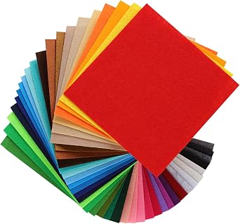 Felt Sheets Nonwoven, 20 Pack 12x12 Inch Craft