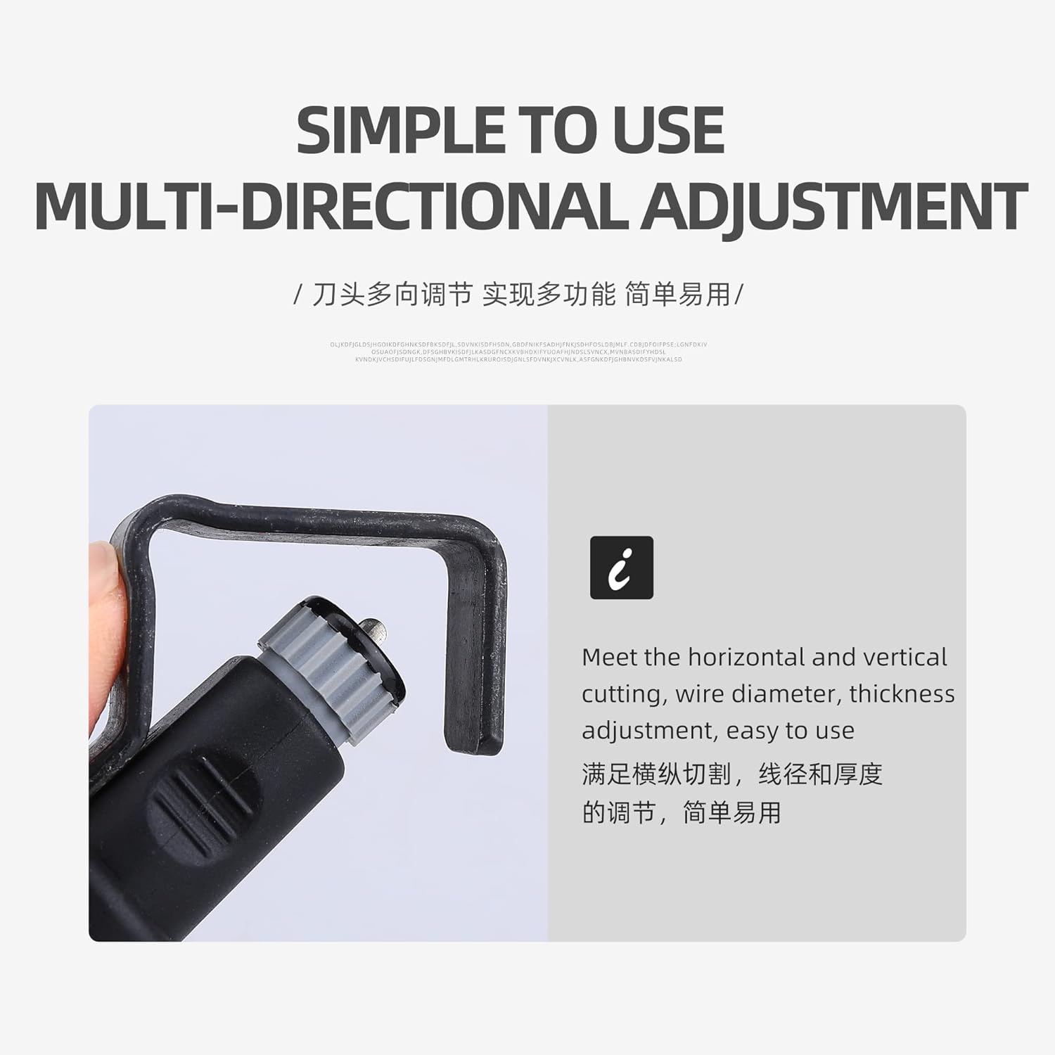 FTTH Round Cable Stripper Horizontal and vertical cutting for Fast and Precise Jacket Removal 3/16" to 1 1/8" Diameter adjustable Cutting Depth Fiber Strippers (2pcs)