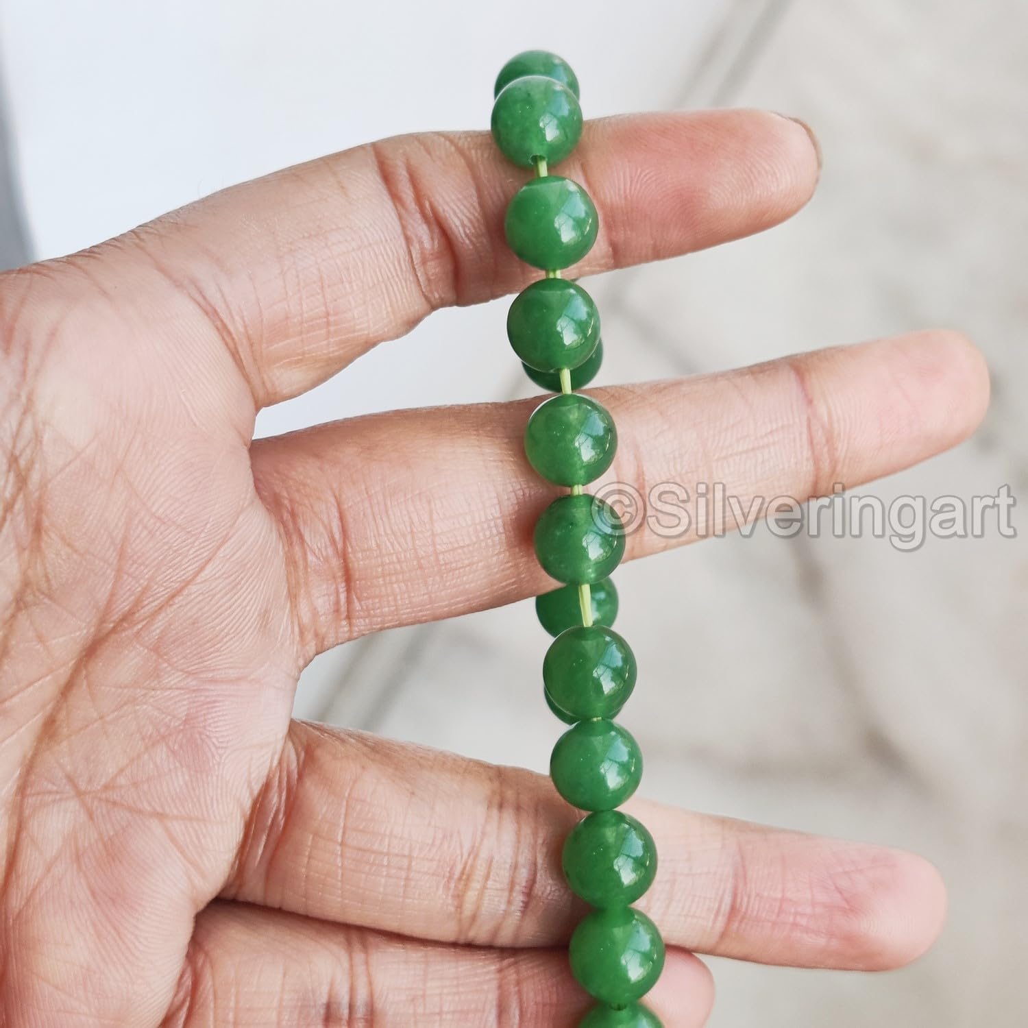 Green Aventurine Beads Bracelet, Natural Aventurine Bracelets, Green Aventurine Birthstone, Boys Girls Better Job Opportunities, Increase Prosperity and Reiki Crystal, Mens Womens Bracelet