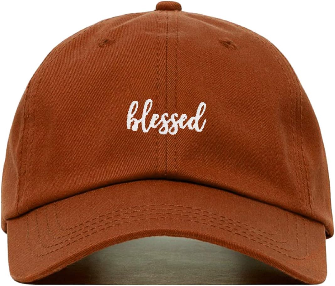 Blessed Baseball Hat, Embroidered Dad Cap, Unstructured Soft Cotton, Adjustable Strap Back (Multiple Colors)