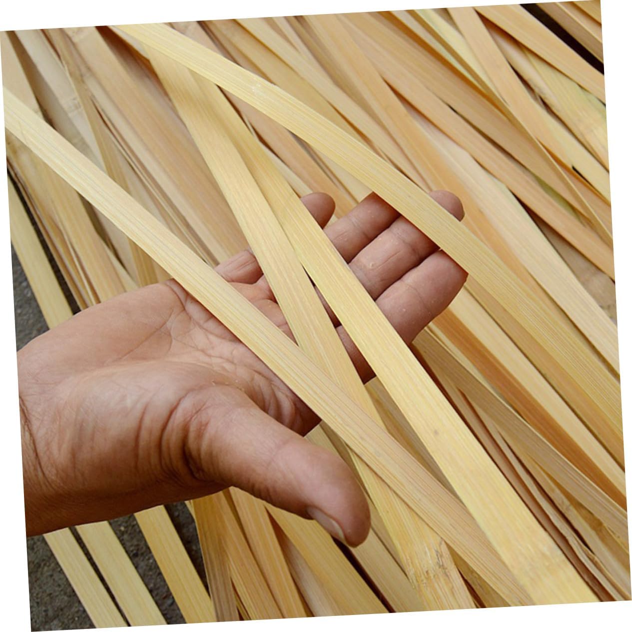 Artibetter 20pcs Basket Cane Woven Basket Cane Weaving Basket Weaving Basket Caning Kit Rattan Cane Basket Kit Wooden