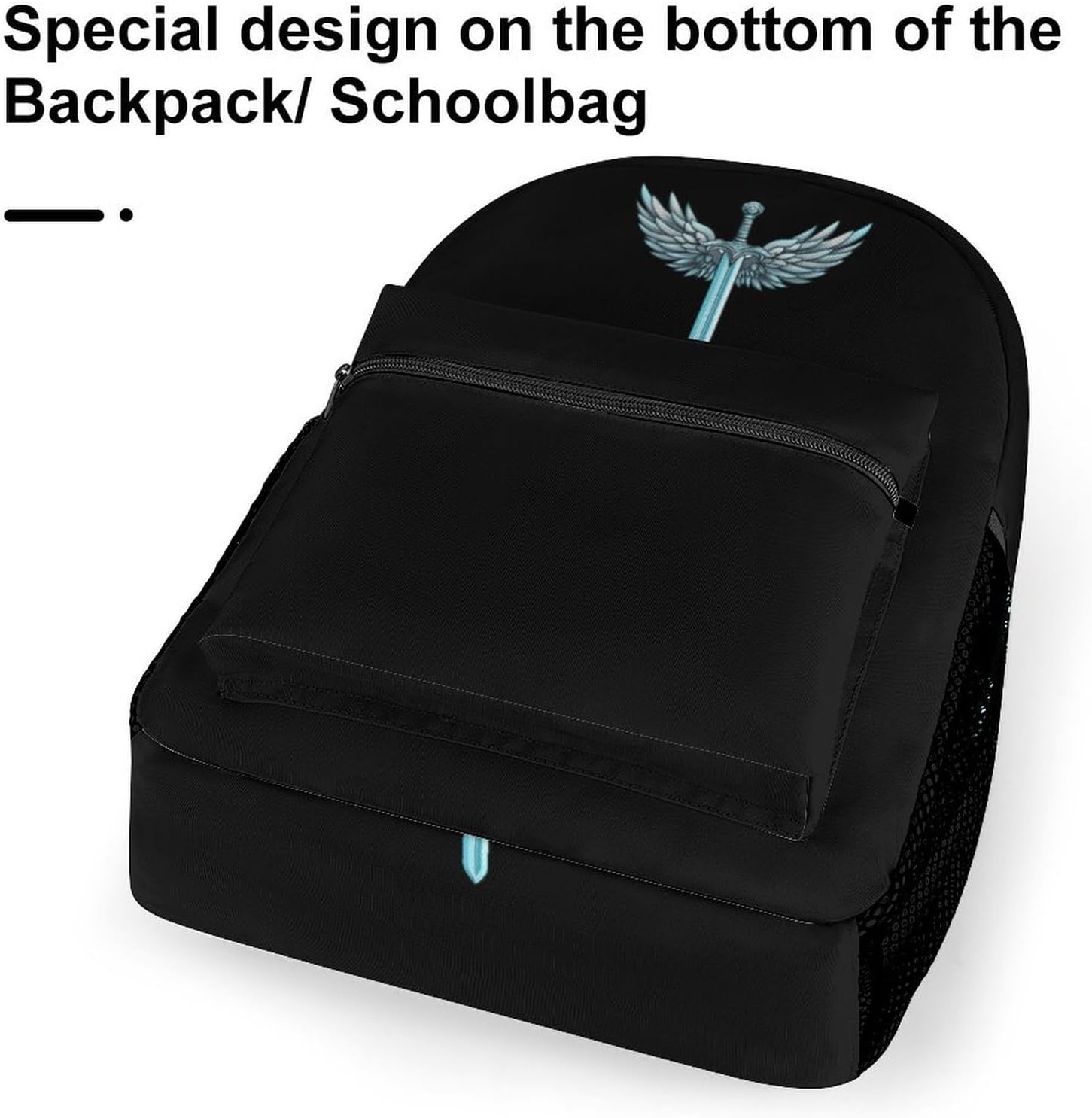 Holy Sword Design Laptop Backpack Lightweight Travel Daypack Shoulder Bag for Men Women