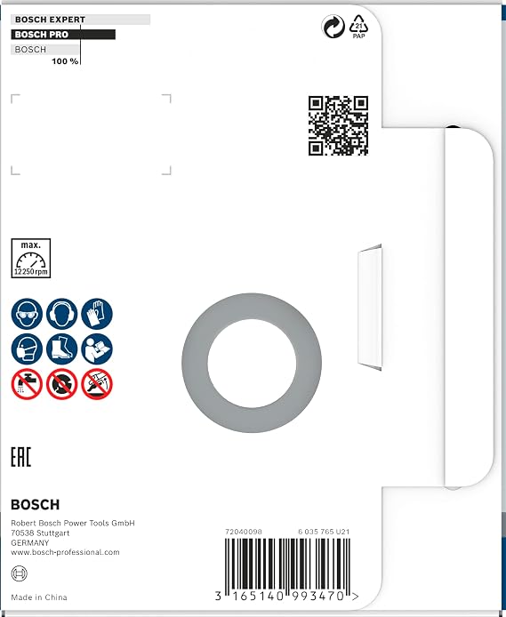 Bosch Professional Accessories Diamond Grinding Disc Expert for Angle Grinders (For Concrete, Grinding Disc: 125 mm, Hole: 22.23 mm, Accessories for Concrete Grinding Machines)