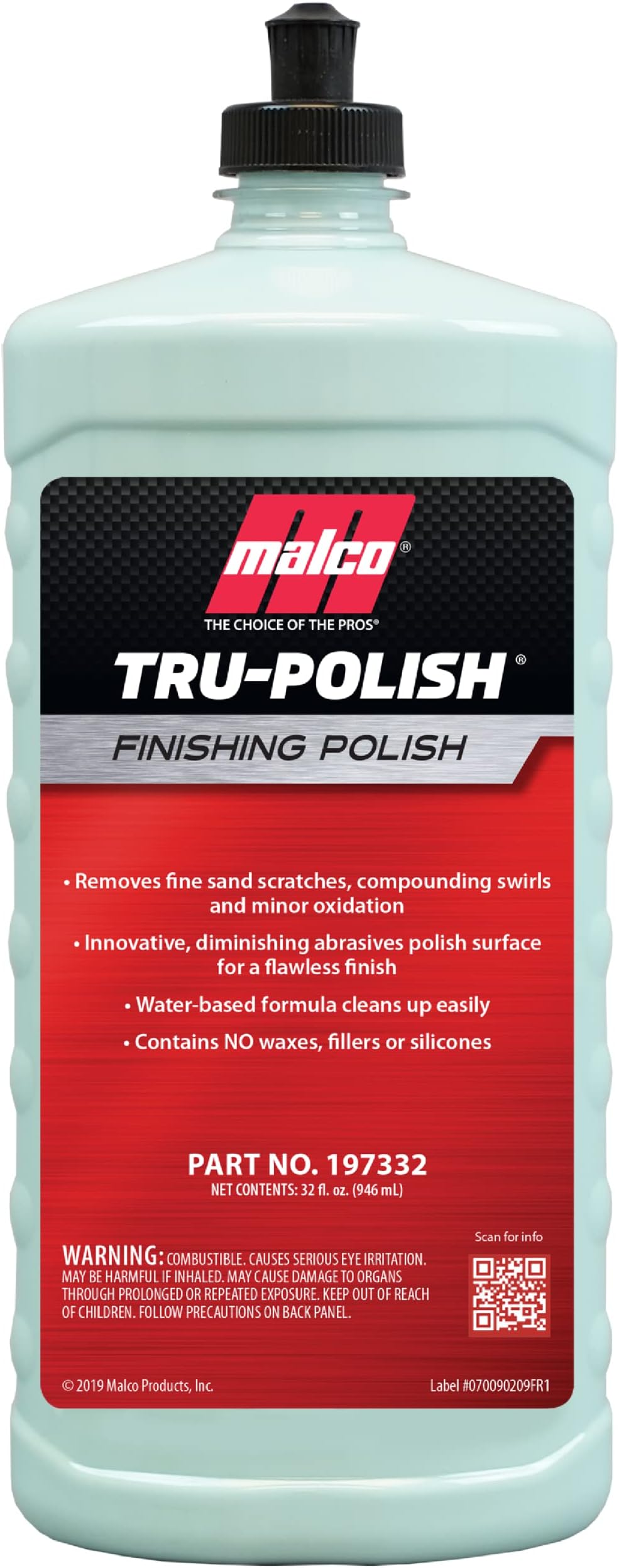 Malco Tru-Polish (32 oz.) All-In-One Polish & Swirl Remover Part No. 197332