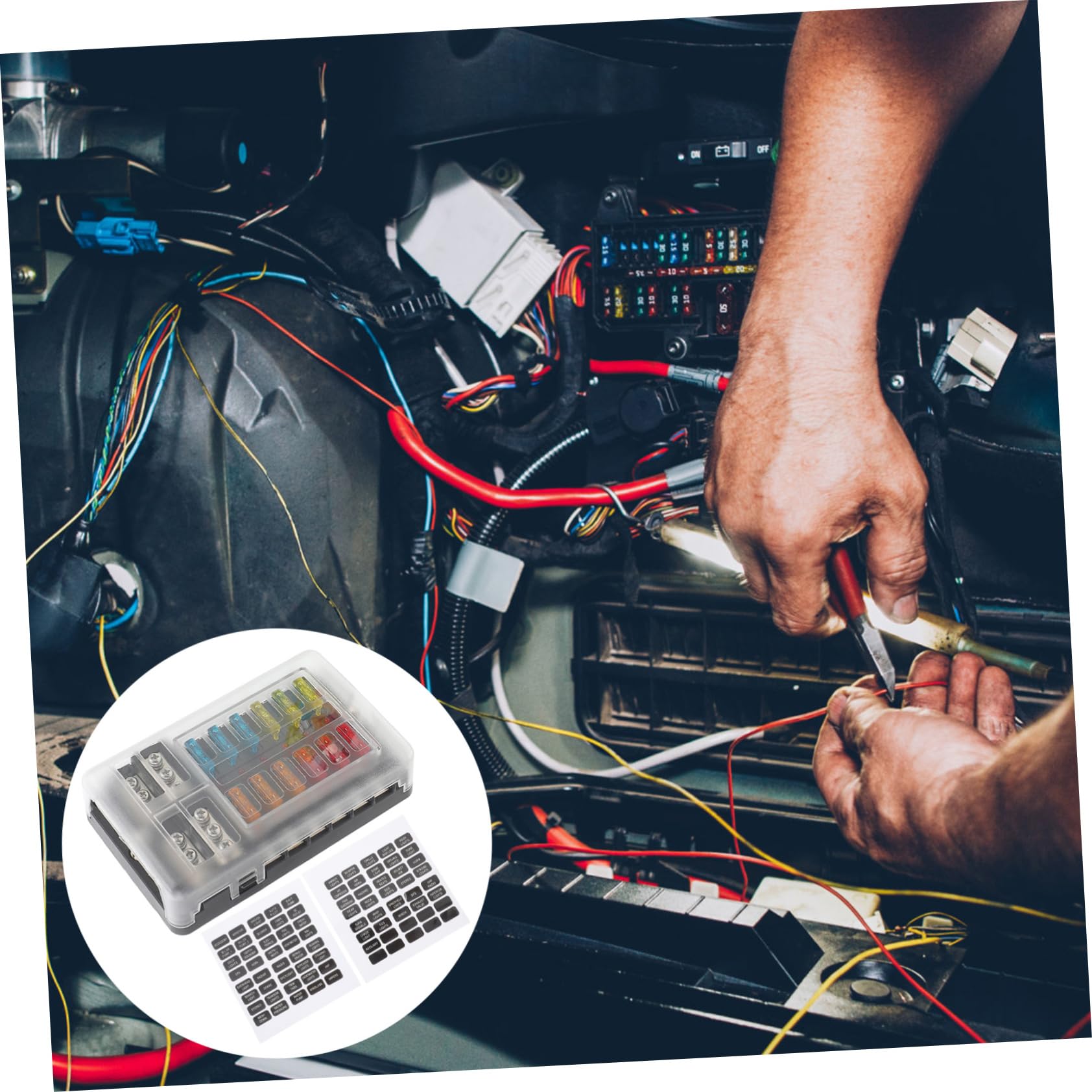 32v Car Fuse Block Holder Wege Sicherungshalter Für Fahrzeuge Robust Und Vielseitig Geeignet Für Wohnmobile Und Yachten