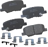 Vista 88 de Pastillas de freno traseras cerámicas Bendix Premium SBC1337 para Cadillac CTS 2014-2008, SRX 2016-2010, Chevrolet Camaro 2015-2010, Saab 9-4X 2011