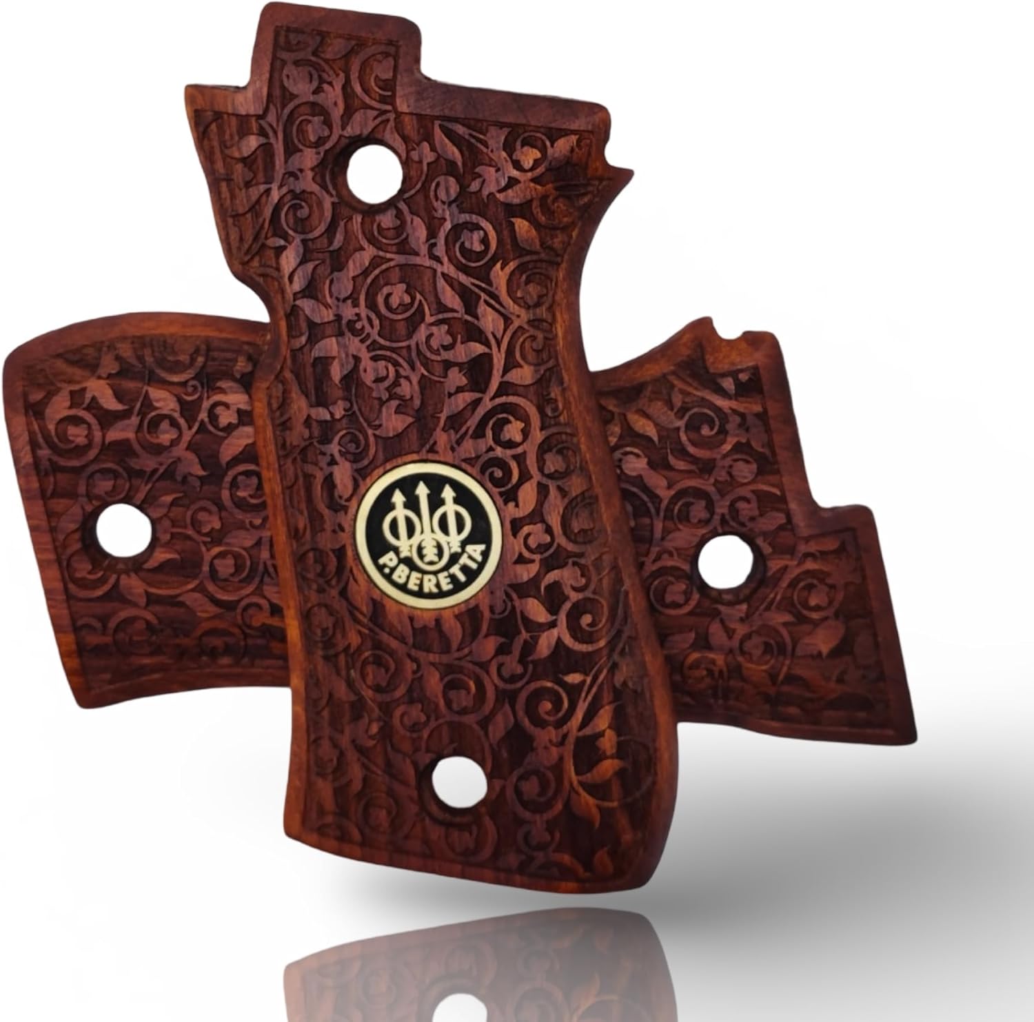 Compatible with Beretta F81 / F84, Real Wood Grips – Fits 81F, 81FS, 81BB, 84F, 84FS, 84 Cheetah – Durable, Comfortable, Easy Install