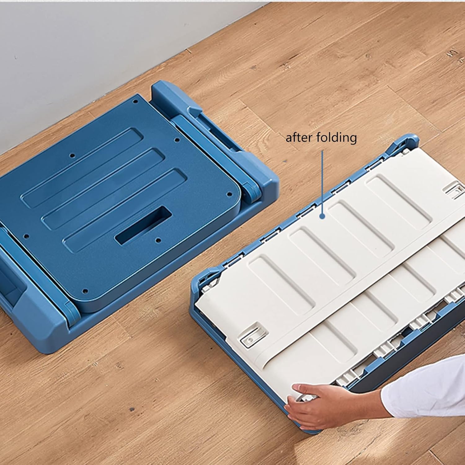 Outdoor Camping Storage Box Can Sit Storage Box Car Trunk Folding Storage Organizer Box Foldable Clothes Yellow (Yellow)