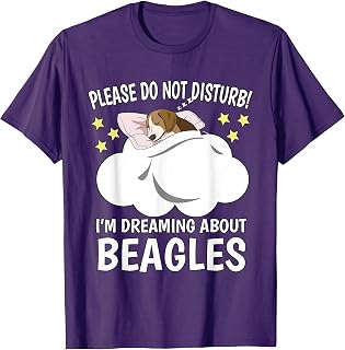 I'm Dreaming About Sleeping Shirt Naps PJ Pajama Beagle T-Shirt