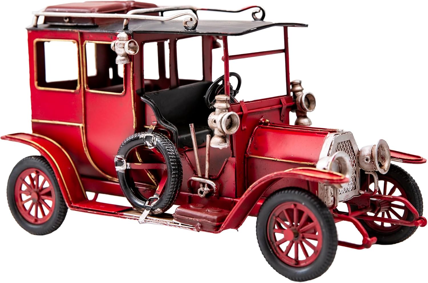 Berfutall-Vintage-Inspired Iron Classic Car Model - Collectible Decoration with Rustic Charm (C)