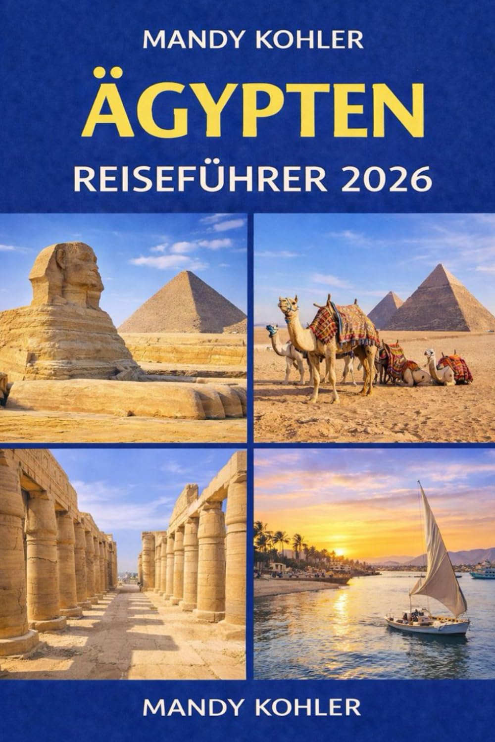 Ägypten Reiseführer 2026: Insider-Tipps in Kairo, Gizeh, Luxor, Assuan und dem Roten Meer entdeckt Pyramiden, Nilkreuzfahrten, antike Tempel, versteckte Edelsteine, lokale Speisen, Karten, ein