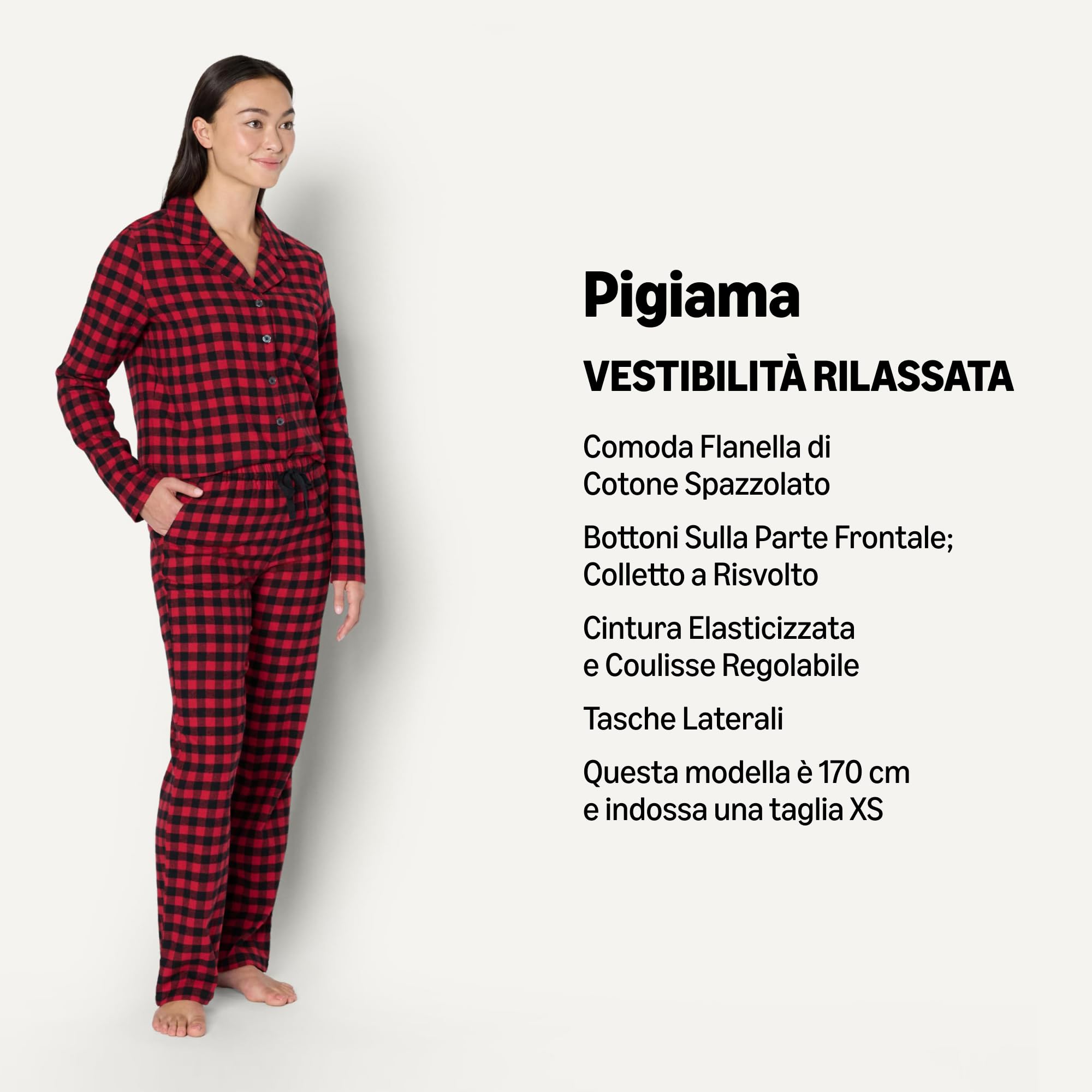 Amazon Essentials Completi Coordinati di Pigiami Natalizi per La Famiglia