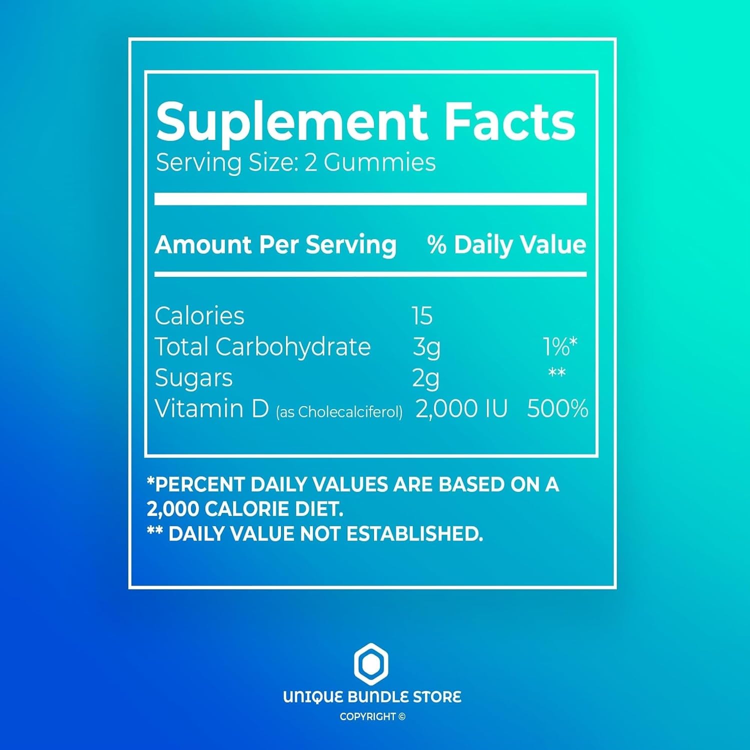 Vitamin D3 2000 IU Gummies – 160 Count, Vitamin D 50 mcg Assorted Fruit Flavors, Vegetarian Vitamin D Supplement, Daily VIT D for Men and Women (Pack of 2)