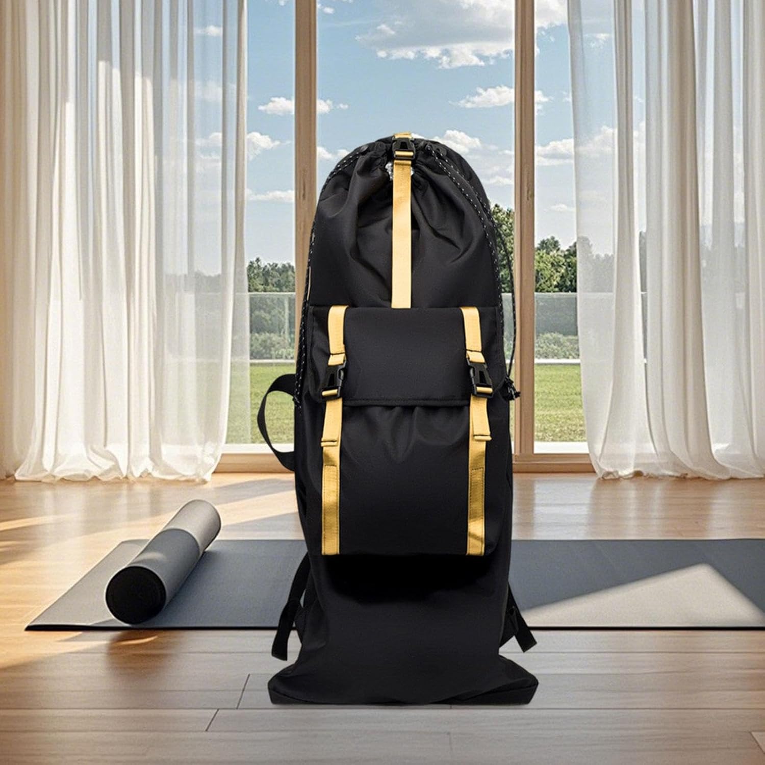 Skateboard Backpack, Longboard Carry Bag,with Adjustable Shoulder Straps, Organizer,Travel Backpack