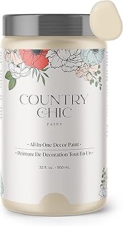 Country Chic All-in-One Chalk Paint for Furniture, Cabinets, Home Decor,...