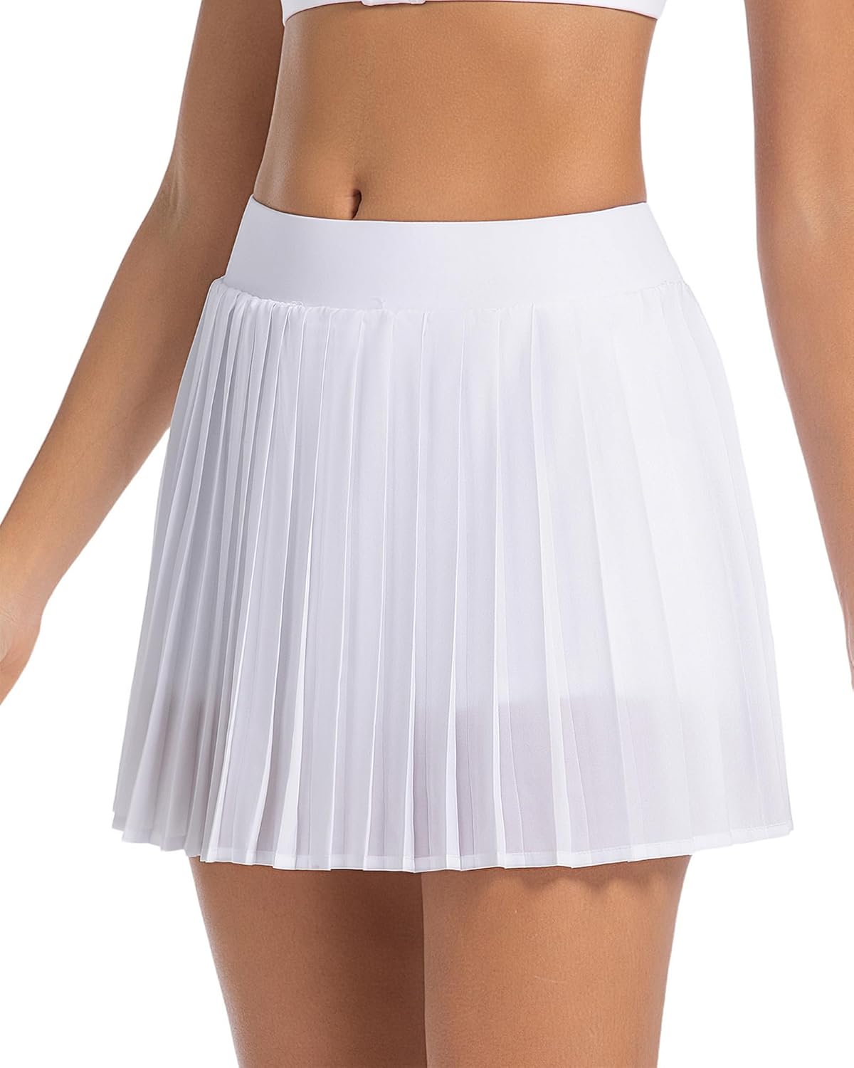 Betaven Pleated Tennis Skirts for Women with Shorts Lightweight Athletic Skorts High Waisted Golf Skirts for Running