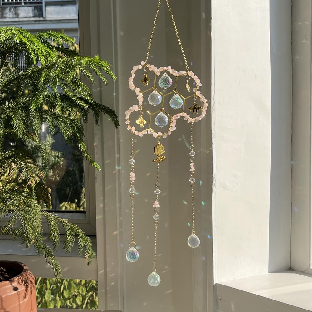 Carillon à vent attrape-soleil pour illuminer un jardin triste et égayer les pièces sombres