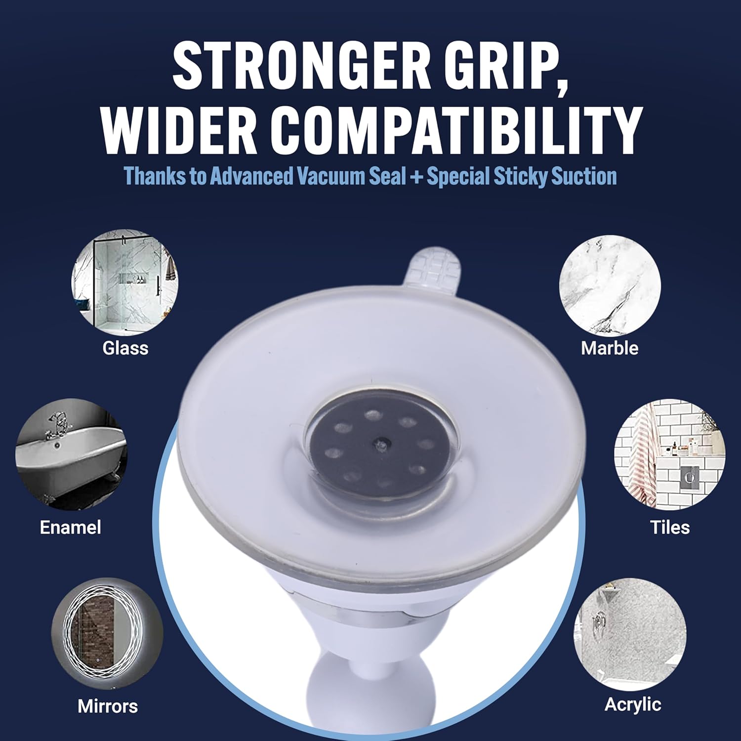 Fogless Shower Mirror for Shaving with Upgraded Suction, Anti Fog Shatterproof Surface and 360° Swivel & Fogless Shower Mirror for Shaving with Upgraded Suction, Dual Anti Fog Design Bundle