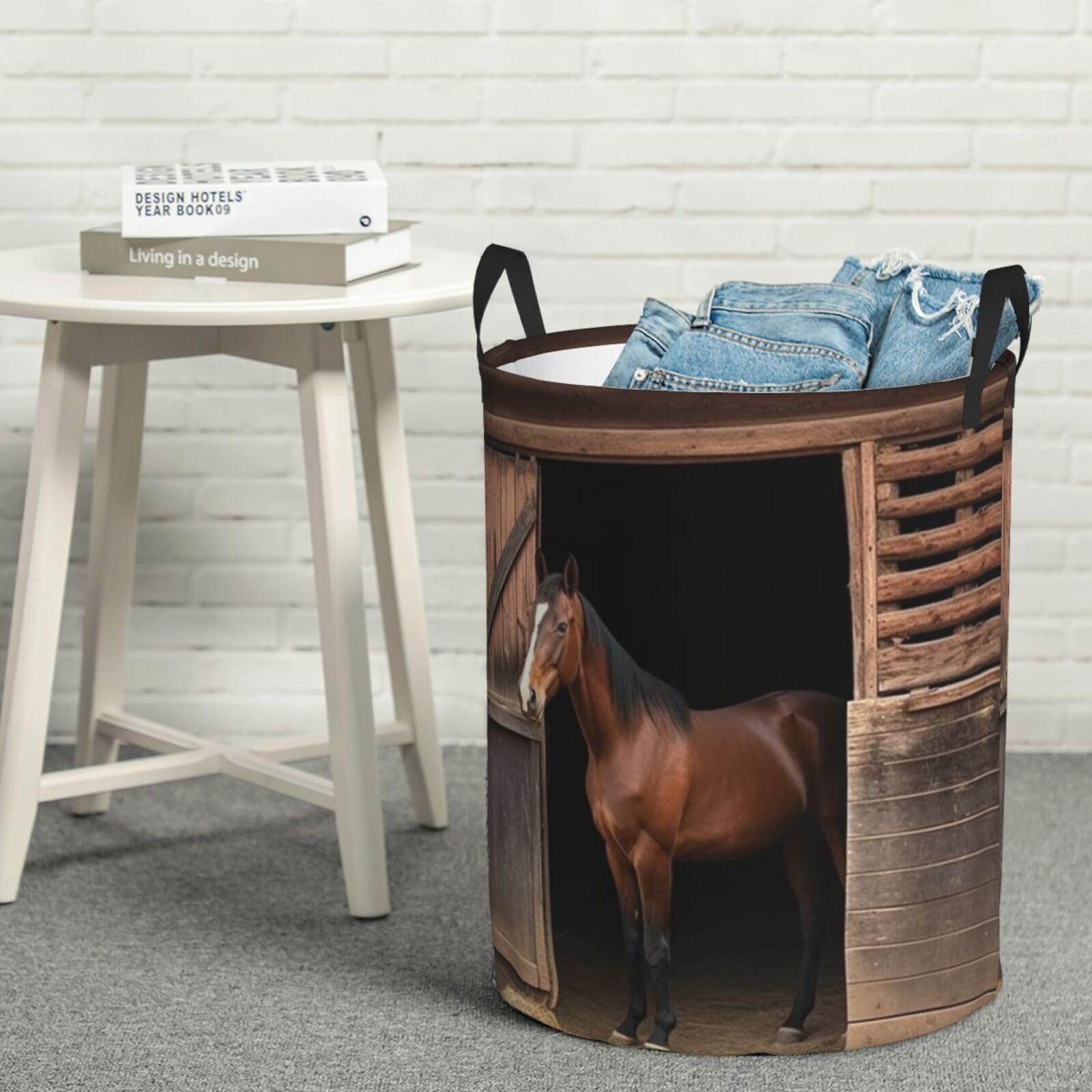 Panier à linge imperméable avec poignées pour stopper le désordre et trier le linge humide