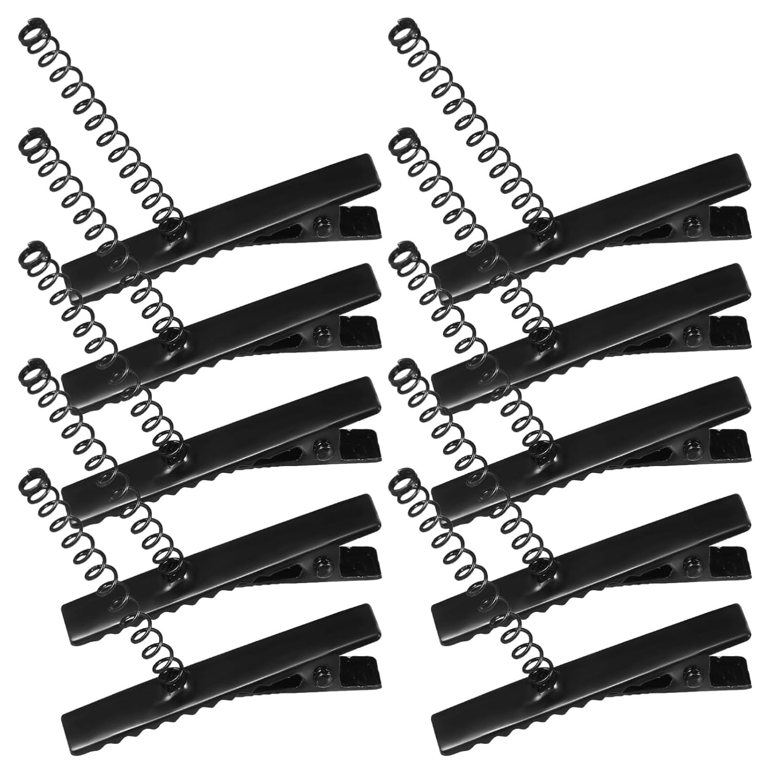 Abaodam 100 Pcs Metal Duck Bill Hair Clips DIY Hairpins Barrettes with Spring for Halloween Christmas DIY Accessories Home School
