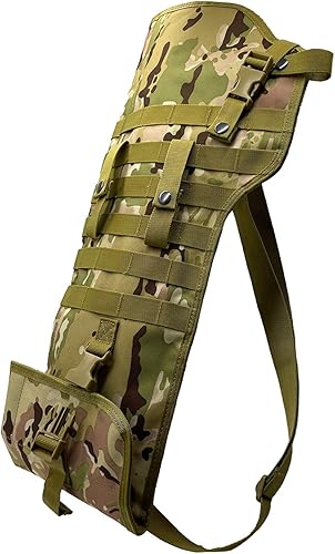 Miniatura 4 de Silfrae Escopeta táctica vaina táctica rifle táctico vaina escopeta bolsa de hombro