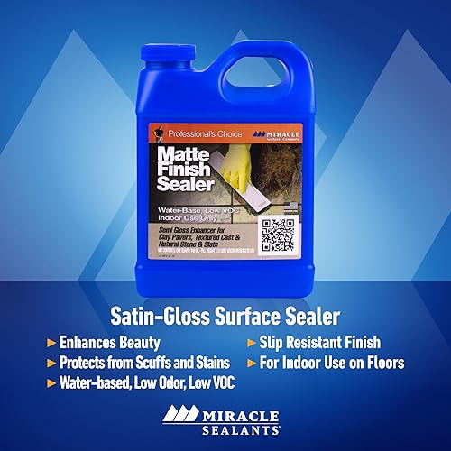 Miniatura 6 de Miracle Sealants HGFS6QT - Sellador de alto acabado, potenciadores de color y brillo, cuarto de galón, transparente, 32 onzas líquidas
