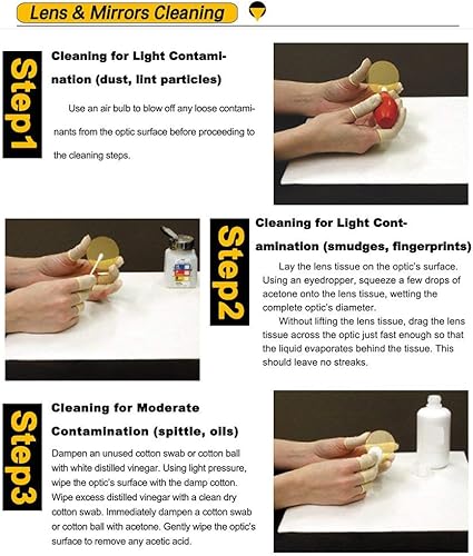 Miniatura 4 de Mssoomm - Espejos de reflexión láser de cobre Cu de 0.98 pulgadas (0.984 in) recubierto de oro para máquina de grabado láser de CO2, 3 unidades