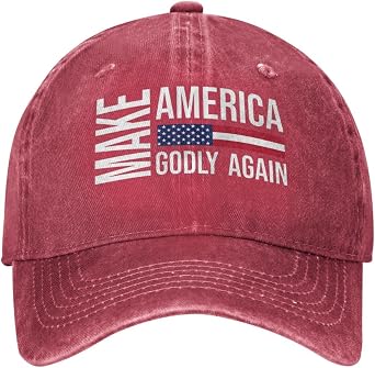 MEENA Ultras MAGA Hat Make America Godly Again Hat for Men Baseball Hat Trendy Cap Red, One Size