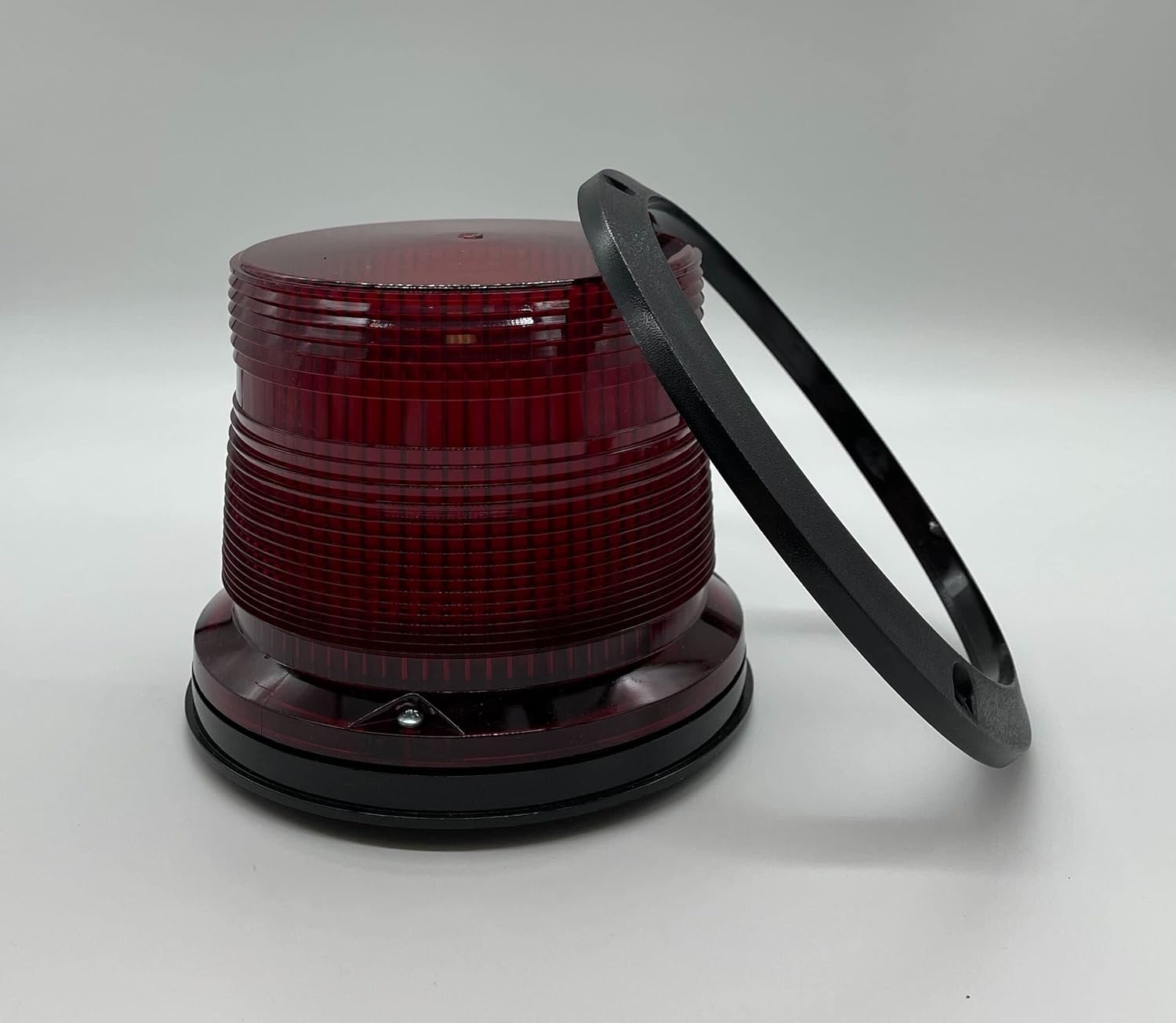 Eaton AC-MAX-R Double Flash Max Strobe, Red Lens; Powerful Double Flash Light Burst; 60 Double Flashes per Minute; Durable, High Impact Lexan Construction; 5" Overall Height: 6.2" Diameter