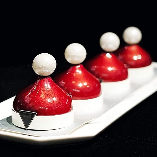 Miniatura 4 de OCPO KITCHEN Moldes de silicona para hornear pasteles de mousse, molde de postre francés para pastelería, chocolate, cupcake, molde de helado, molde