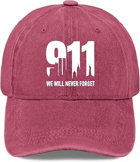 9/11 Hat Never Forget Hats Never Forget 9/11 Baseball Hats Golf Cap for Mom