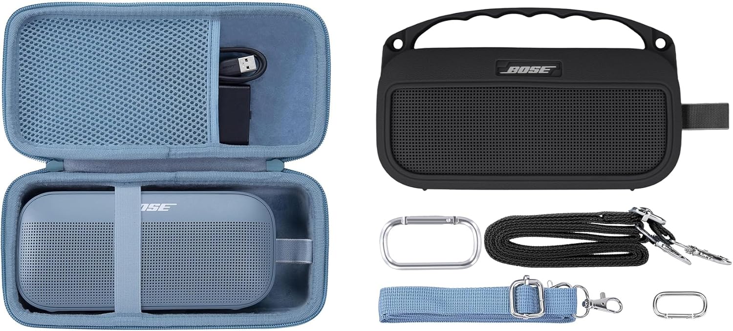 co2CREA Hard+Silicone Case for Bose SoundLink Flex 2nd Speaker