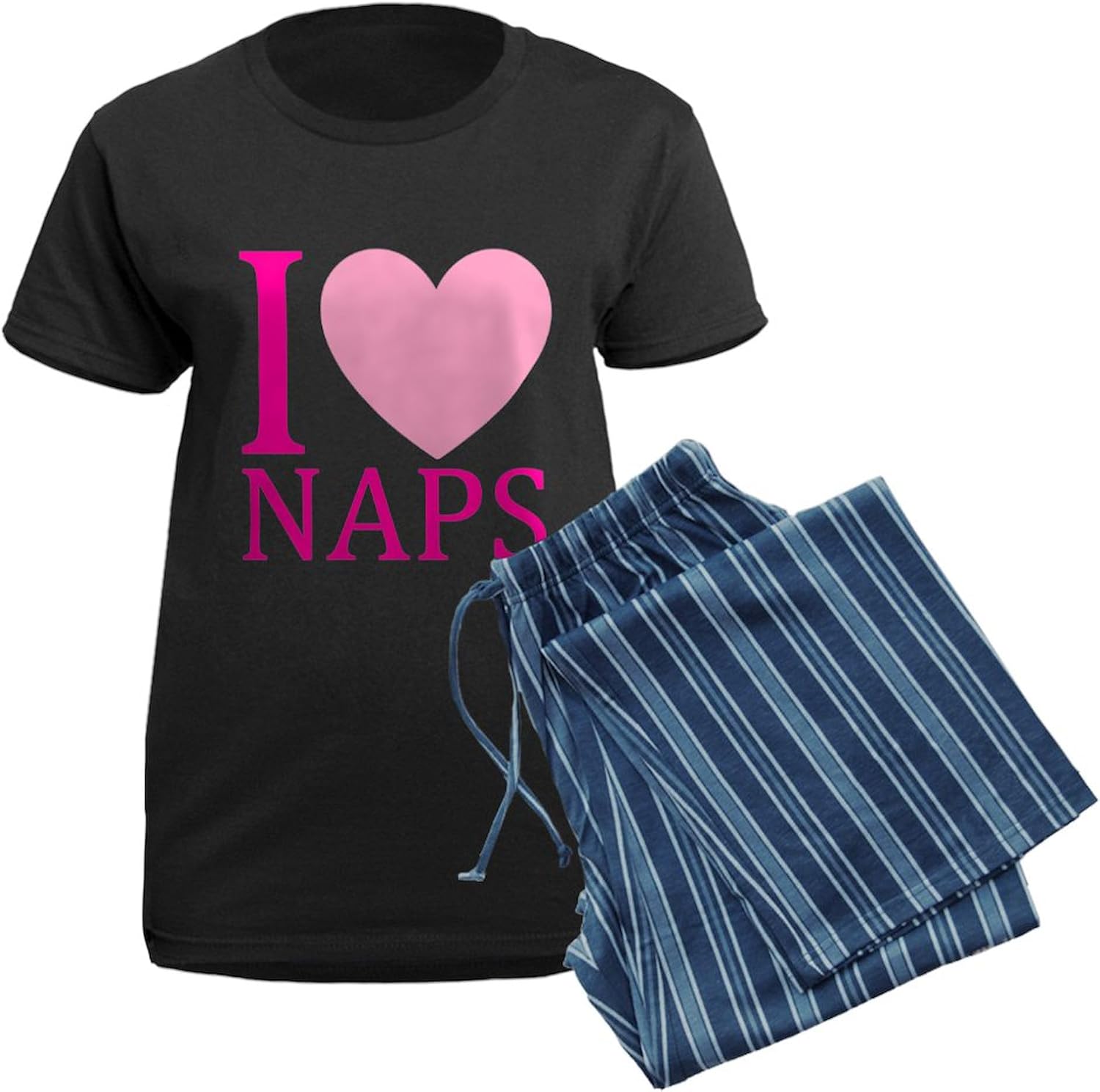 CafePress I Heart Naps Pajamas Womens Novelty PJ Sleepwear