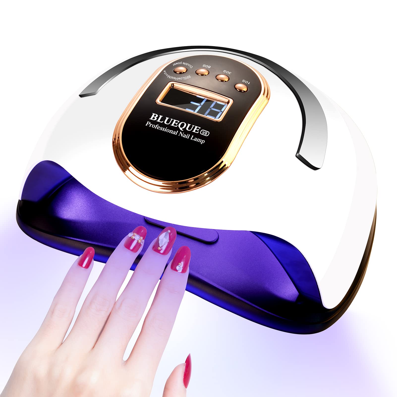 LED Nail Lamp, Quiteeasy UV Nail Light 