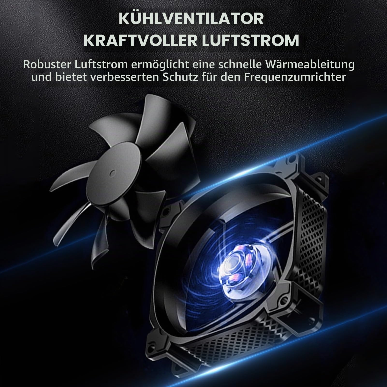 Frequenzumrichter 2,2KW Variateur de Fréquence Einphasiger 220V-Eingang Dreiphasiger 380V-Ausgang CNC-Frequenzumrichter VFD Antriebsumrichter für Ventilatoren, Wasserpumpen